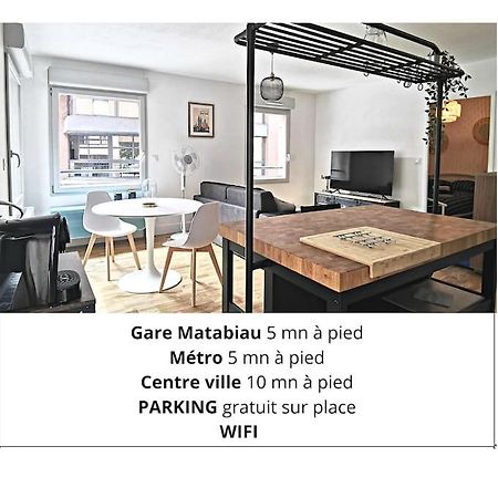 Chez Serge - Petit Matabiau - 2/4 Pers - Pkg/Centre Toulouse Luaran gambar